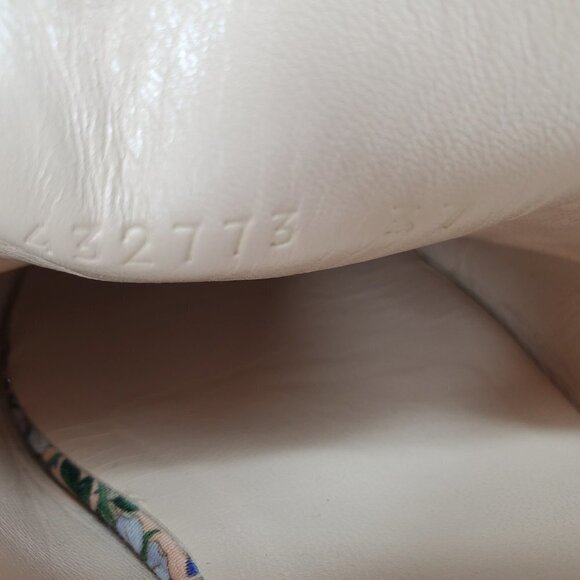 Gucci Floral Canvas Princetown Horsebit Mules Loafers - Picture 9 of 10